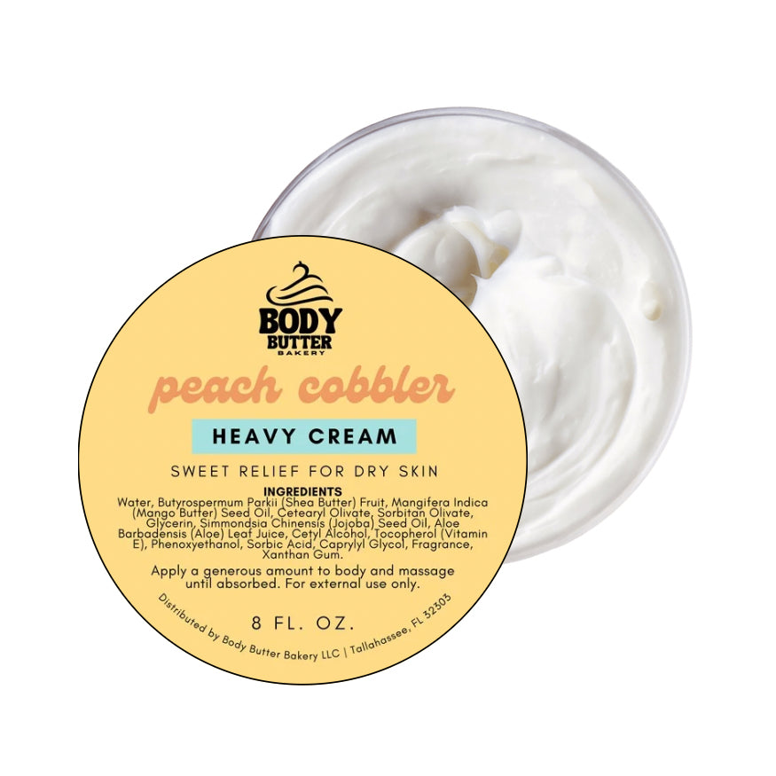 Heavy Cream  - Peach Cobbler