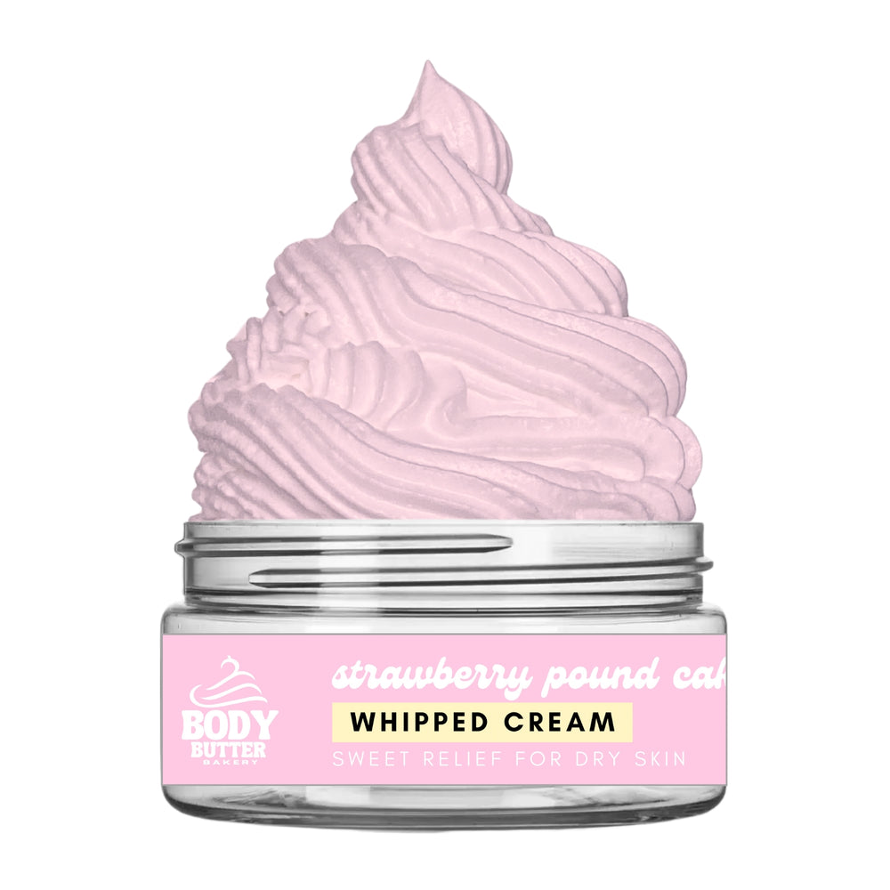 Whipped Cream - Strawberry Pound Cake