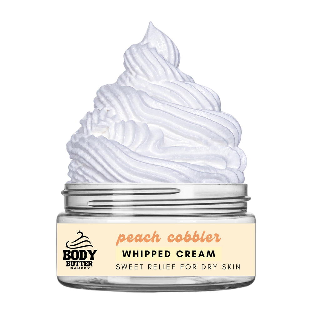 Whipped Cream - Peach Cobbler