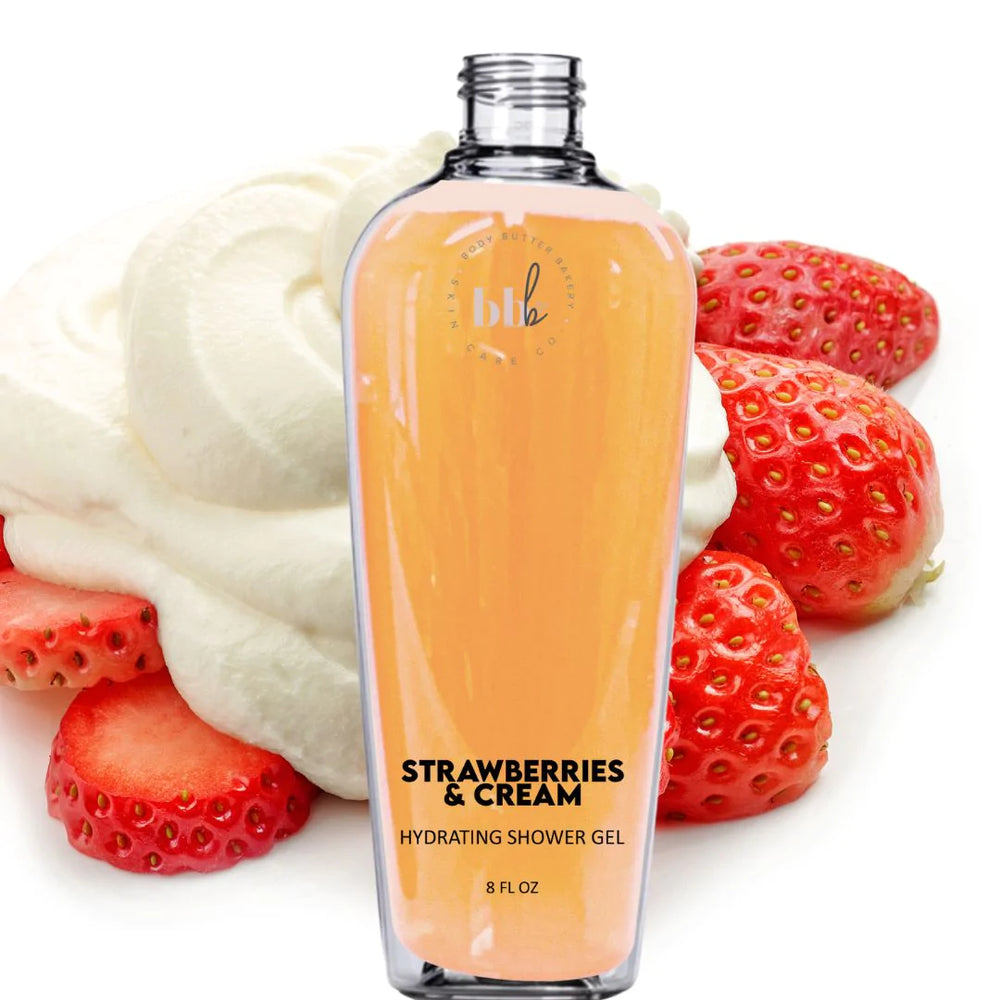 OUTLET Hydrating Shower Gel - Strawberries & Cream