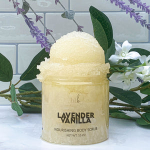 
            
                Load image into Gallery viewer, Nourishing Body Scrub - Lavender Vanilla
            
        