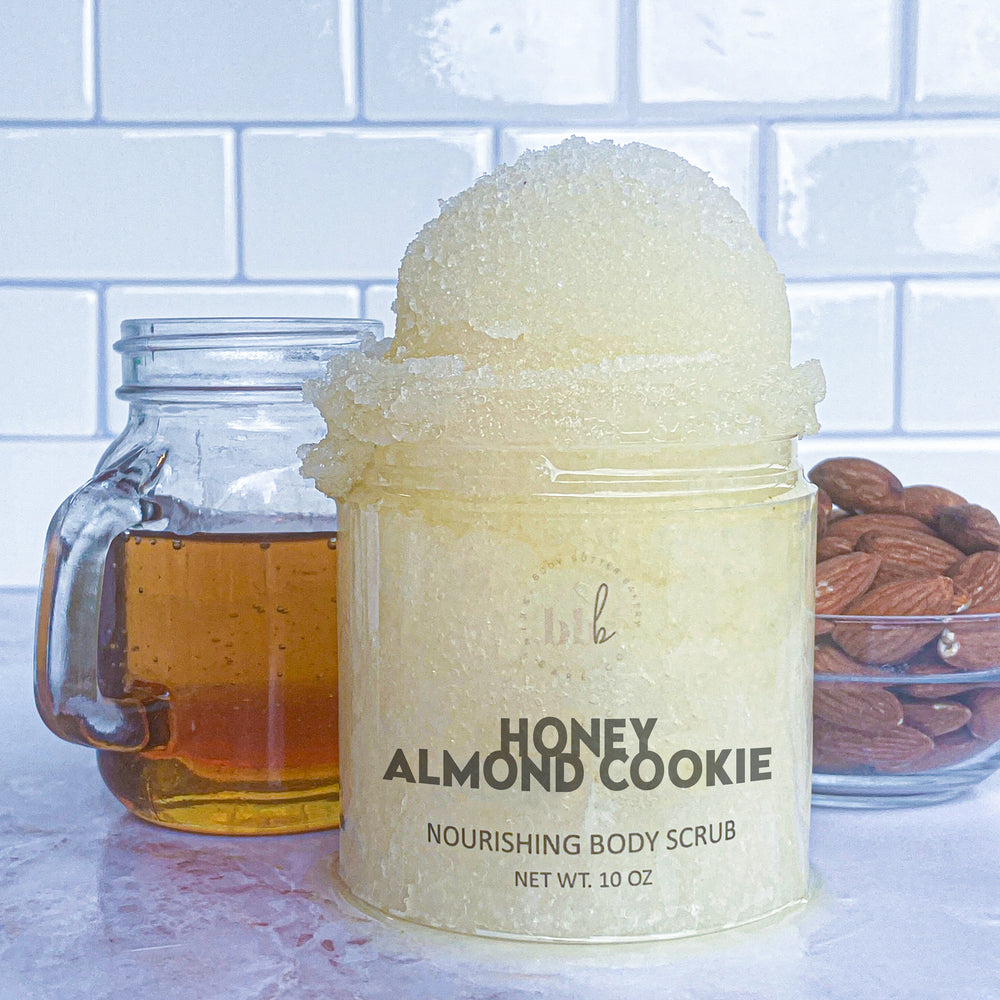 
            
                Load image into Gallery viewer, Nourishing Body Scrub - Honey Almond Cookie
            
        